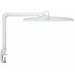 LED-Arbeitsplatzleuchte Tarvos, stufenlos dimmbar, mit Klemmfuß