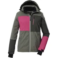 KILLTEC Damen Skijacke Funktionsjacke mit Kapuze und Schneefang KSW