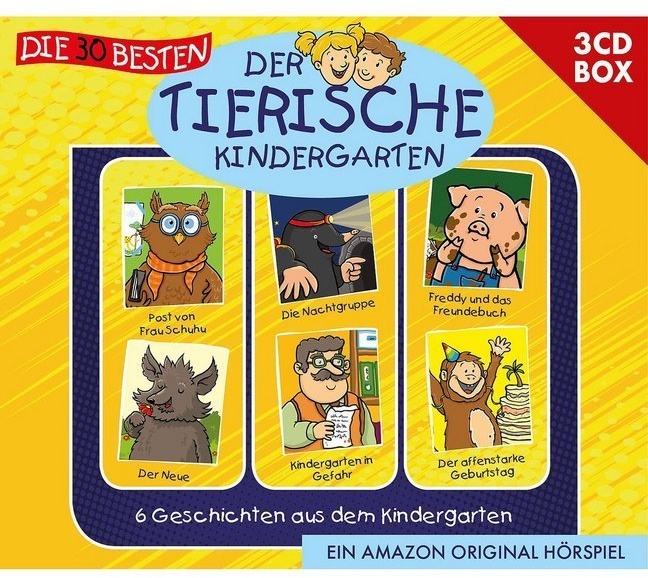 Der Tierische Kindergarten (3Cd-Box) Vol. 1 - Der Tierische Kindergarten (Hörbuch)