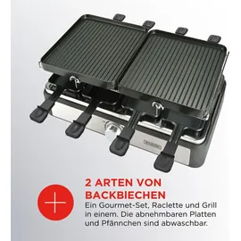 Bourgini Griddle Bpurgini Gourmette Raclette Grill Plus 8personen