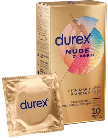 Durex Originals Nude Classic Kondome Extra Dünn 10 Stück