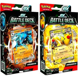 Pokemon Trading Card Game Pokémon Trading Card Game - Ex Battle Decks "Lucario" oder Ampharos