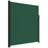 vidaXL Seitenmarkise Ausziehbar Dunkelgrün 220x600 cm