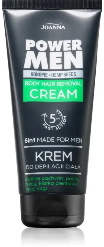 Joanna Power Men Body Hair Removal Enthaarungscreme für Herren 150 ml