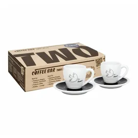 Könitz Espressotasse 0,08 l Schwarz 2 St.