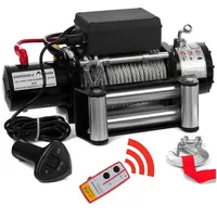 Rotfuchs Elektrische Seilwinde 12v mit Funkfernbedienung – 5909 kg 13000 lbs, 6 PS Power Offroad 4x4 Motorwinde Bergewinde Forst Seilzug mit Stahlseil
