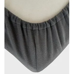 Fleece Winter Spannbettlaken 120-130x200 cm Anthrazit Wärme kuschelig