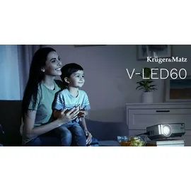 Krüger&Matz Kruger & Matz Projector LED V-LED60 Wi-Fi FullHD KM0371-FHD