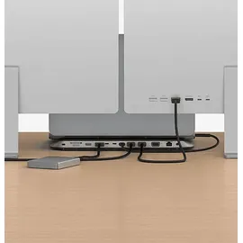 Belkin USB-C 11-in-1 Pro Dock 100 W Power Delivery Docking Station, Silber