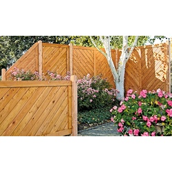 Zaunfeld Isar 150 x 150 cm – Sichtschutzzaun aus naturbelassenem Lärchenholz – stabiler Holzzaun – idealer Sichtschutz für Garten & Terrasse