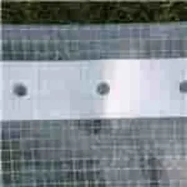 Boni-Shop® Gitterfolie m. Nagelrand 1,5 Breite x 50 Meter - Transparent/Grün