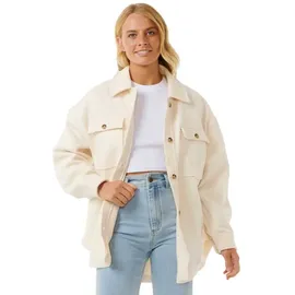 Rip Curl High Tide Fleece Shacket Jacke Weiß S