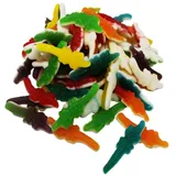 fruchtgummi-klassiker Fruchtgummi Krokodile mit weichem Schaumzuckerboden Halal 1000g