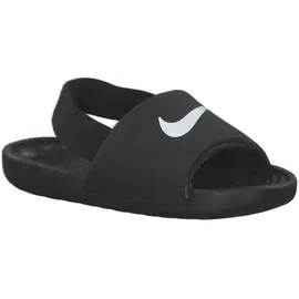 Nike Kawa Slide Sandal, Black/White-White-White, 25 - 25