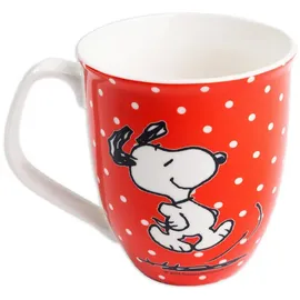 SNOOPY Kaffeetasse 0,28 l Rot