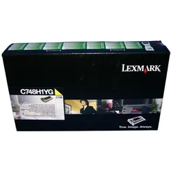 Lexmark C748H1YG Toner Yellow (entspricht C748H2YG) -A