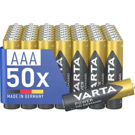 Varta Batterie AAA 50 St.
