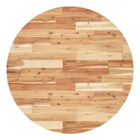 VidaXL Tischplatte Rund Ø90x2 cm Massivholz Akazie