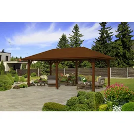 SKANHOLZ Orleans 1 3,74 x 6,56 m  nussbaum