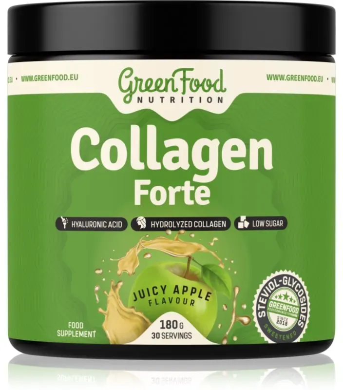 GreenFood Nutrition Nutrition Collagen Forte Kollagen Geschmack Juicy Apple 180 g