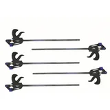 Vago-Tools 5x Schnellspannzwinge 450 mm Einhandzwinge Klemmzwinge