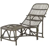 Bloomingville Dione Liegestuhl 185 x 68 x 100 cm Braun