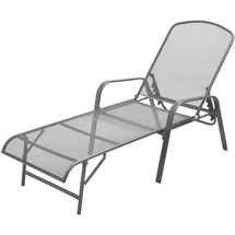 vidaXL Sonnenliege 119 x 63 x 0 cm Anthrazit