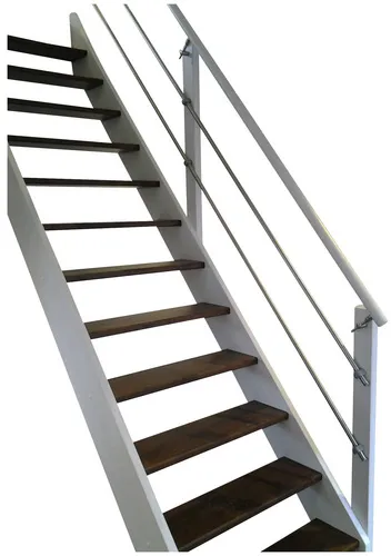 Luxholm Raumspartreppe »Dresden«, 12 Stufen, max. Geschosshöhe 280 cm - weiss