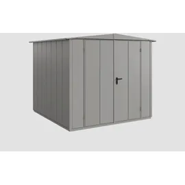 Hörmann Gerätehaus Elegant-S Typ 2 2,59 x 2,48 x 2,16 m graualuminium Doppeltür