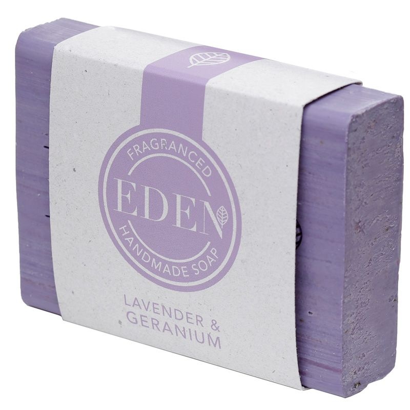 Eden Handgemachte Seifenbar - Lavendel & Geranie (pro Stück)