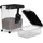 Relaxdays Hundefutter-Aufbewahrungsbox 10L/30L transparent/schwarz