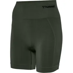 hummel hmlTIF Seamless Fitness Shorts Damen 6126 - climbing ivy L