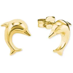 Paar Ohrstecker AMOR "9979356", gold (goldfarben), Ohrringe, Damen, Gelbgold 585