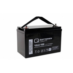 Q-Batteries 12LC-100 AGM Solar und Wohnmobil Batterie 12V 107Ah