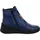 Gemini Damen Stiefelette Leder Textur mehrfarbig Plateau Keilabsatz 033652-02, Größe:42 EU