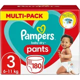 Pampers Baby Dry Pants MULTI-PACK - Windelhosen 3 (6-11 kg) 180 Stück