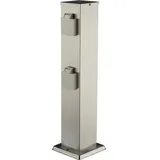 Heitronic Energieverteiler 4-fach Edelstahl 470 mm ohne Zuleitung weiß