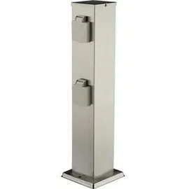 Heitronic Energieverteiler 4-fach Edelstahl 470 mm ohne Zuleitung weiß