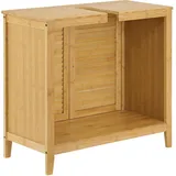[en.casa] Bambus Waschbeckenunterschrank Värmdö 60x67x30cm [en.casa]