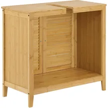 [en.casa] Bambus Waschbeckenunterschrank Värmdö 60x67x30cm [en.casa]