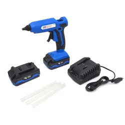 HBM Profi-Akku-Klebepistole 20 Volt - 2,0AH inklusive 2 Akkus