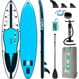 Funwater Aufblasbares Stand Up Paddle Board Komplettset Erwachsene Blue Black