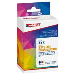 Edding 4er-Pack Tintenpatronen ersetzen Epson »T1291+T1292+T1293+T1294« schwarz