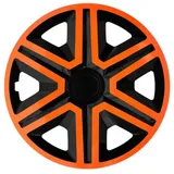 NRM Radzierblende Action schwarz/orange 16 Zoll 4er Set