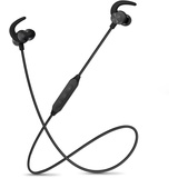 Motorola Moto SP105 Sport kabellose In-Ear-Kopfhörer 8 Stunden Spielzeit, Wasserdicht IPX5, Verhedderungsfreies magnetisches Design, Freisprechfunktion Schwarz