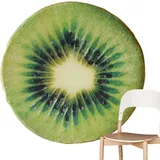 Fulenyi -Bodenkissen, Sitzkissen niedlich | runde -Wurfkissen - Kiwi-Orange-Zitronen-Wassermelonen-Sitzkissen, Sofakissen für Zuhause, Kindercouch, Klassenzimmer