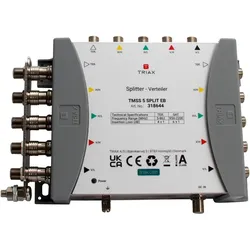 Triax 318644, 5 Eingänge, 10 Ausgänge, 950 - 2200 MHz, 5 - 862 MHz, 10 mA, -20 -