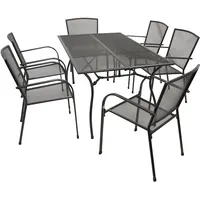 FRG Garnitur Streckmetall anthrazit