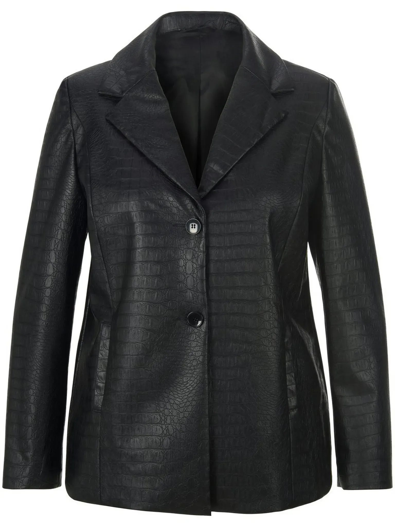 Le blazer à col tailleur  Emilia Lay noir