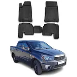 Omac 6711444 Fußmattensatz Menge: 4, Schwarz TPE (thermoplastischer Elastomer)